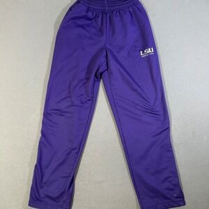 Vintage 90s Nike Team Issued LSU Track & Field Pants Mens Medium Purple Training